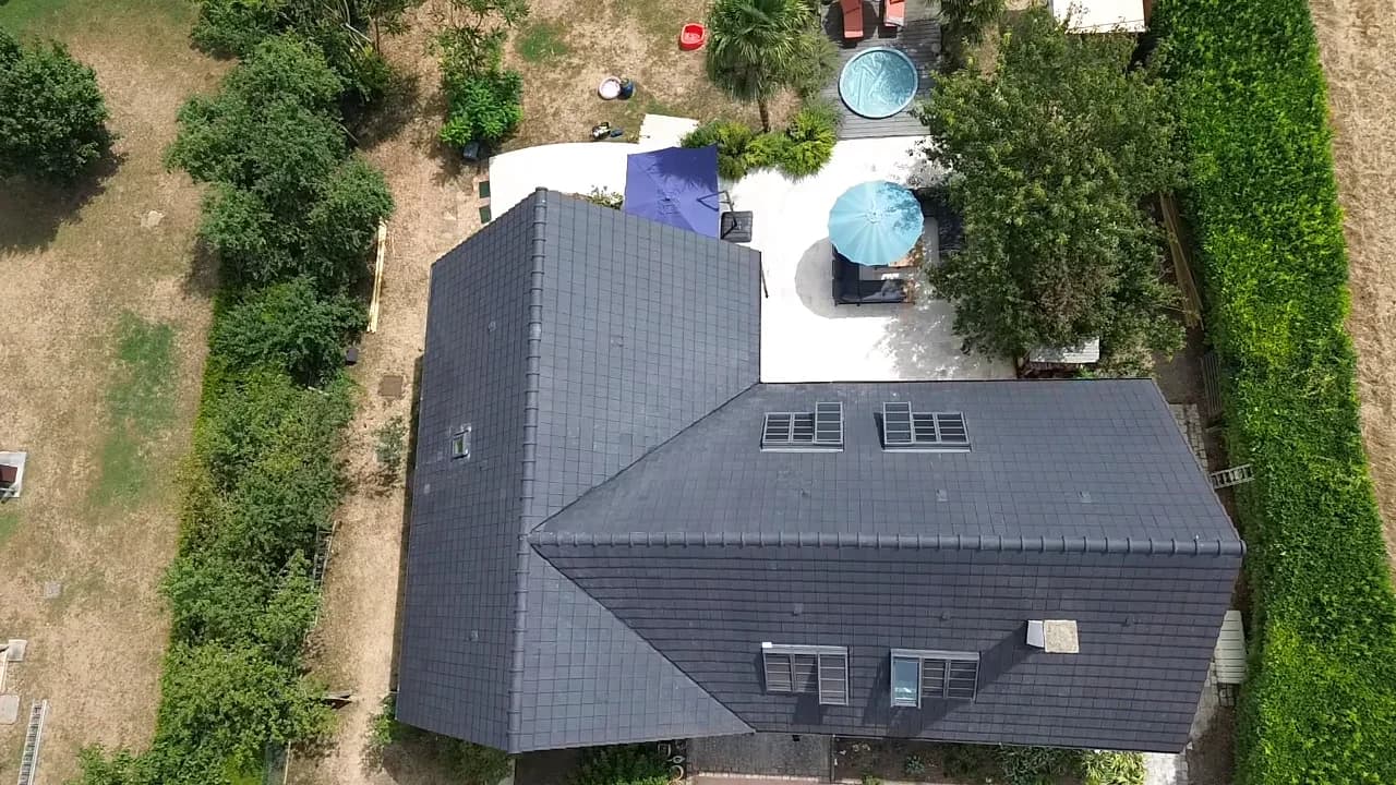 Couverture — chantier terminé